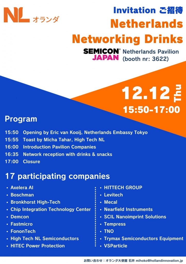 Netherlands Networking Drinks